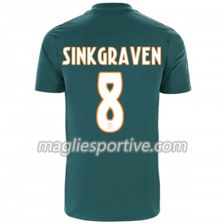 Completo Calcio Ajax Amsterdam Daley Sinkgraven 8 Divisa Trasferta 2019/2020